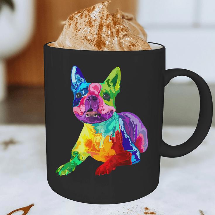 Dog Lover Boston Terrier Dog Colorful Boston Terrier Men Women Kids Graphic Print Coffee Mug, novelty gifts, funny gifts