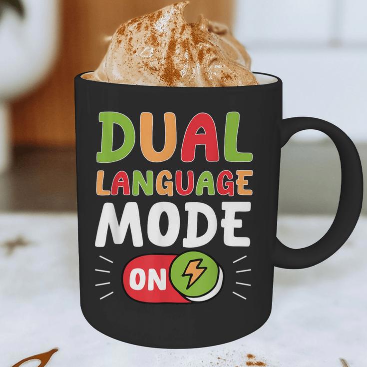 Dual Language Teacher Bilingual Teacher Graphic Print Coffee Mug, novelty gifts, funny gifts Dual Language Teacher Bilingual Teacher Graphic Print Coffee Mug, novelty gifts, funny gifts