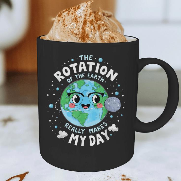 Earth Day Rotation Of The Earth Makes My Day Science Teacher Graphic Print Coffee Mug, novelty gifts, funny gifts Earth Day Rotation Of The Earth Makes My Day Science Teacher Graphic Print Coffee Mug, novelty gifts, funny gifts