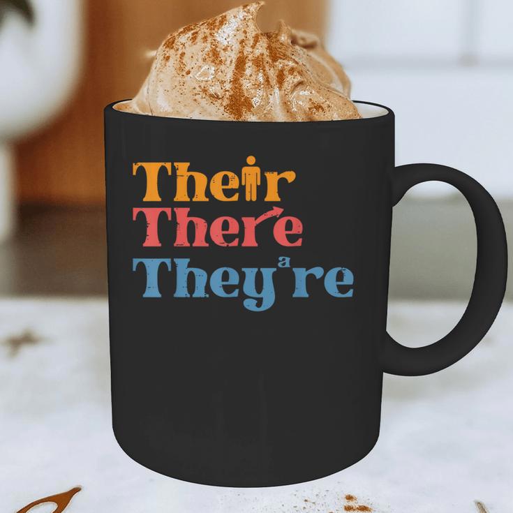 English Teacher Their There Theyre Grammar Men Women Graphic Print Coffee Mug, novelty gifts, funny gifts English Teacher Their There Theyre Grammar Men Women Graphic Print Coffee Mug, novelty gifts, funny gifts