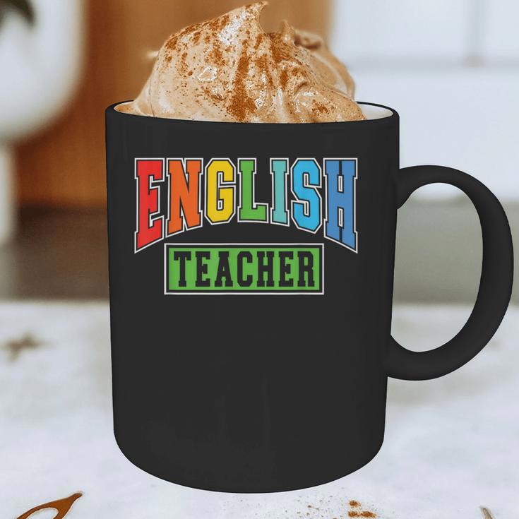 English Teacher Men Women Grammar Class English Teacher Graphic Print Coffee Mug, novelty gifts, funny gifts