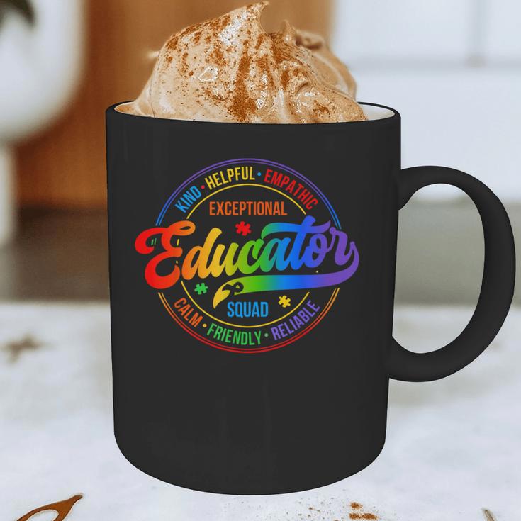 Exceptional Educator Squad Special Education Teacher Autism Graphic Print Coffee Mug, novelty gifts, funny gifts Exceptional Educator Squad Special Education Teacher Autism Graphic Print Coffee Mug, novelty gifts, funny gifts