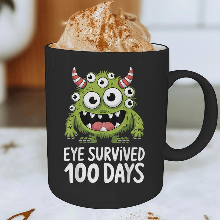 Eye Survived 100 Days Of School Monster Lover Teacher Kids Graphic Print Coffee Mug, novelty gifts, funny gifts Eye Survived 100 Days Of School Monster Lover Teacher Kids Graphic Print Coffee Mug, novelty gifts, funny gifts