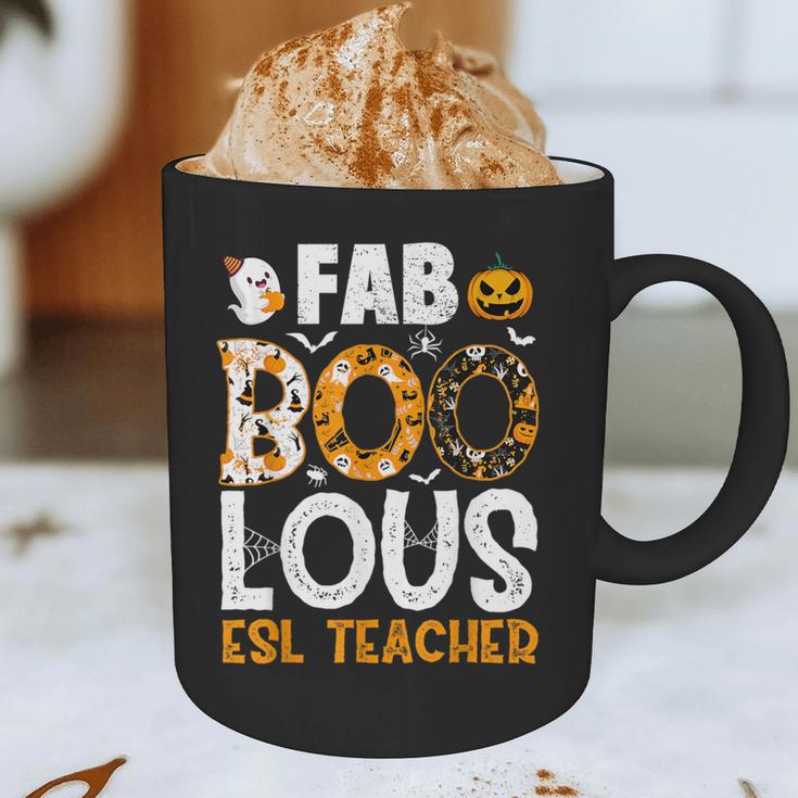 Faboolous ESL ESOL Teacher Spooky Teacher Halloween Costume For Men Women Graphic Print Coffee Mug, novelty gifts, funny gifts Faboolous ESL ESOL Teacher Spooky Teacher Halloween Costume For Men Women Graphic Print Coffee Mug, novelty gifts, funny gifts