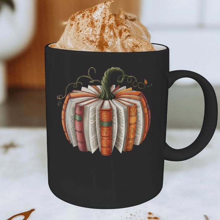 Fall Book Pumpkin Retro Reading Halloween Teacher Librarian Graphic Print Coffee Mug, novelty gifts, funny gifts Fall Book Pumpkin Retro Reading Halloween Teacher Librarian Graphic Print Coffee Mug, novelty gifts, funny gifts