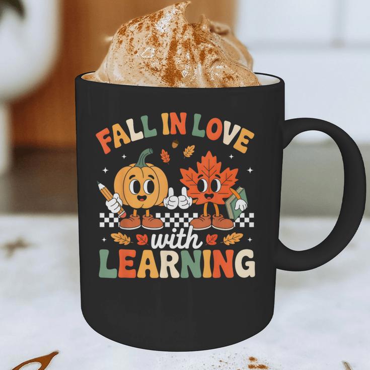 Fall In Love With Learning Shirt Autumn Thanksgiving Teacher Graphic Print Coffee Mug, novelty gifts, funny gifts Fall In Love With Learning Shirt Autumn Thanksgiving Teacher Graphic Print Coffee Mug, novelty gifts, funny gifts