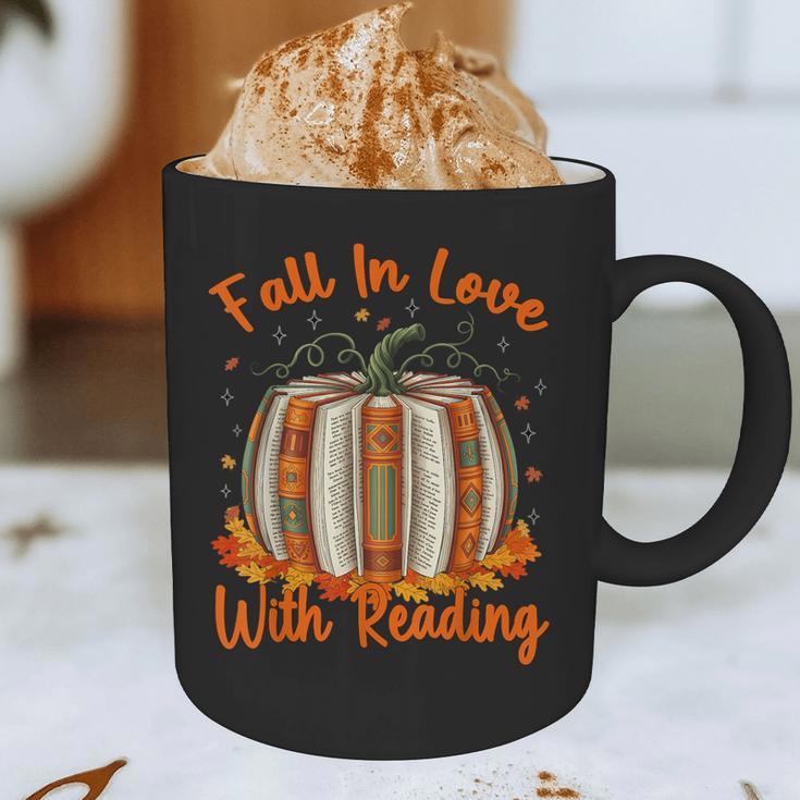 Fall In Love With Reading Pumpkin Autumn Librarians Teacher Graphic Print Coffee Mug, novelty gifts, funny gifts Fall In Love With Reading Pumpkin Autumn Librarians Teacher Graphic Print Coffee Mug, novelty gifts, funny gifts