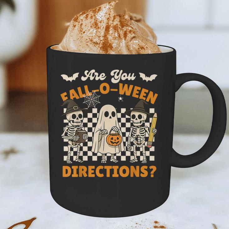 Are You Fall o Ween Directions Halloween Skeleton Teacher Graphic Print Coffee Mug, novelty gifts, funny gifts Are You Fall o Ween Directions Halloween Skeleton Teacher Graphic Print Coffee Mug, novelty gifts, funny gifts