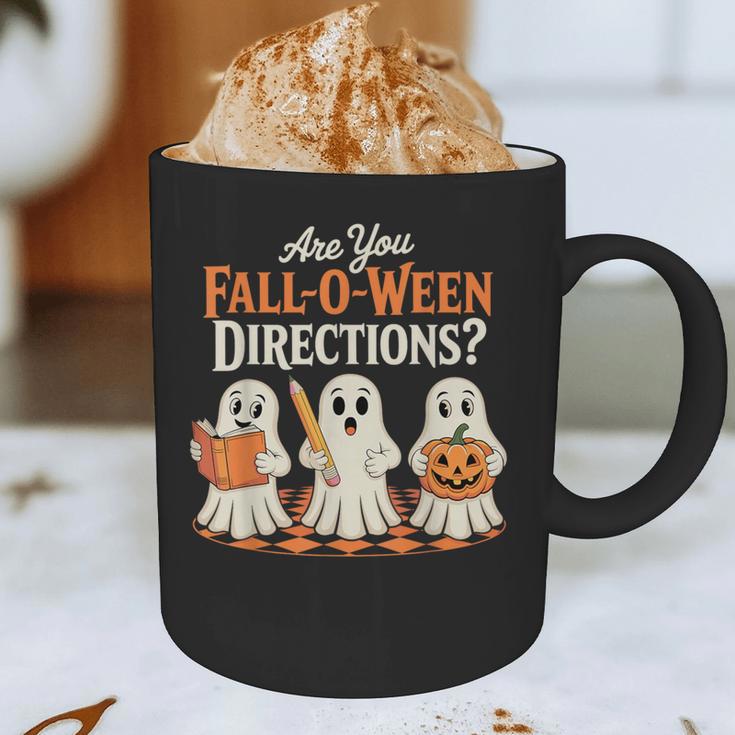 Are You Fall O Ween DirectionsRetro Teacher Halloween Ghost Graphic Print Coffee Mug, novelty gifts, funny gifts Are You Fall O Ween DirectionsRetro Teacher Halloween Ghost Graphic Print Coffee Mug, novelty gifts, funny gifts