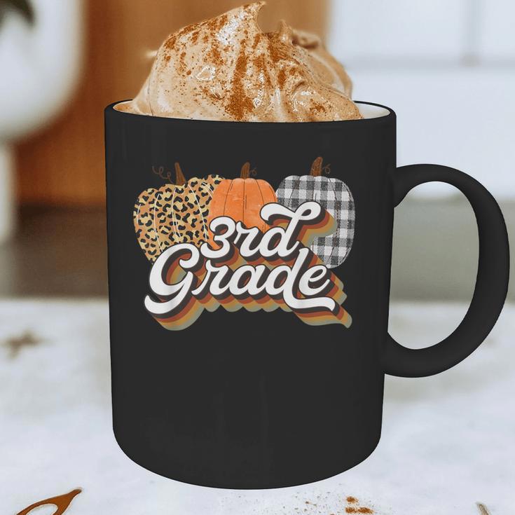 Fall Teacher Shirt 3rd Grade Teacher Retro Halloween Pumpkin Graphic Print Coffee Mug, novelty gifts, funny gifts Fall Teacher Shirt 3rd Grade Teacher Retro Halloween Pumpkin Graphic Print Coffee Mug, novelty gifts, funny gifts