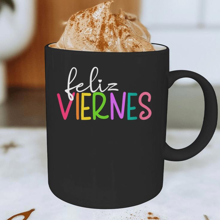 Feliz Viernes Happy Friday Spanish Teacher Friday Spanish Sp Graphic Print Coffee Mug, novelty gifts, funny gifts Feliz Viernes Happy Friday Spanish Teacher Friday Spanish Sp Graphic Print Coffee Mug, novelty gifts, funny gifts