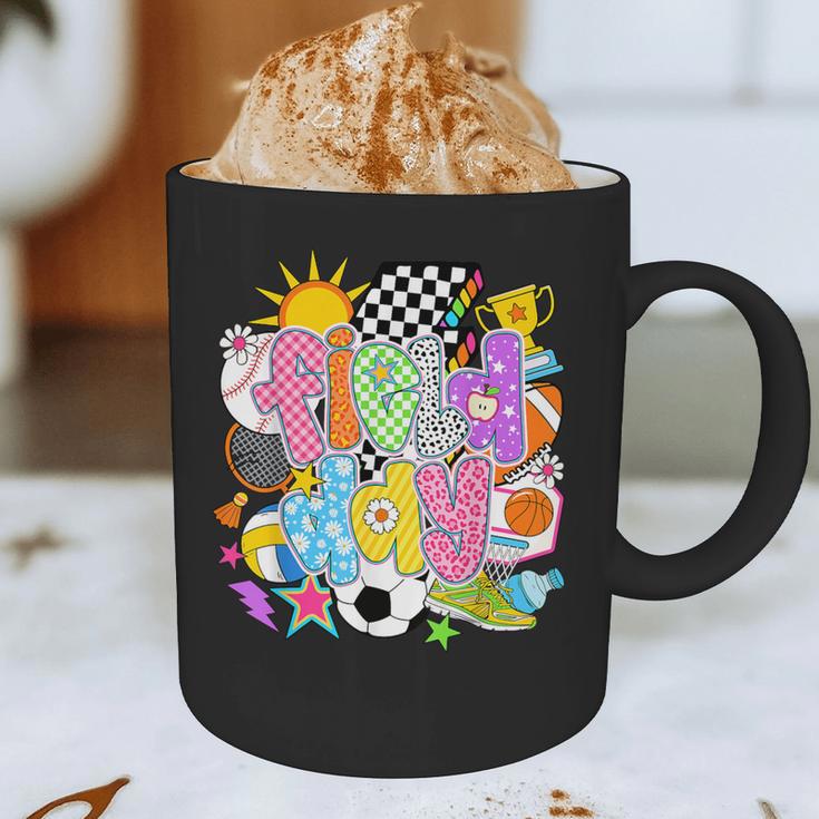 Field Day Fun Day Let The Games Begin Field Trip Teacher Kid Graphic Print Coffee Mug, novelty gifts, funny gifts Field Day Fun Day Let The Games Begin Field Trip Teacher Kid Graphic Print Coffee Mug, novelty gifts, funny gifts