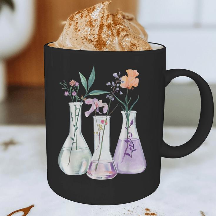 Flowers Test Tube Chemistry Student Science Teacher Women Graphic Print Coffee Mug, novelty gifts, funny gifts Flowers Test Tube Chemistry Student Science Teacher Women Graphic Print Coffee Mug, novelty gifts, funny gifts