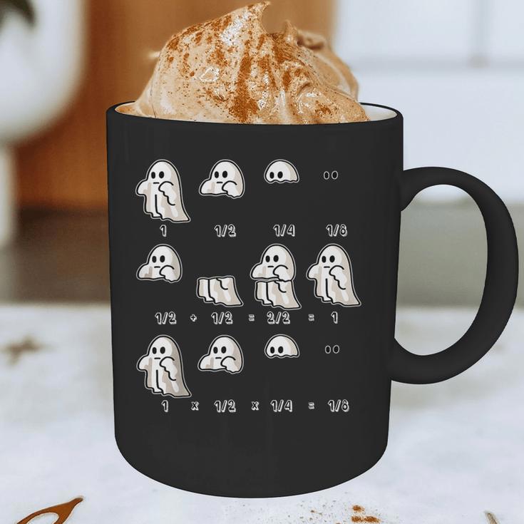 Fractions Math Teacher Ghost Math Halloween Humorous Graphic Print Coffee Mug, novelty gifts, funny gifts Fractions Math Teacher Ghost Math Halloween Humorous Graphic Print Coffee Mug, novelty gifts, funny gifts