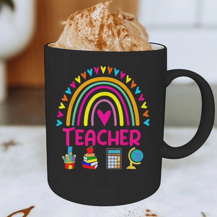 Future Kids Career Teacher Rainbow Boy Girl Graduations Graphic Print Coffee Mug, novelty gifts, funny gifts