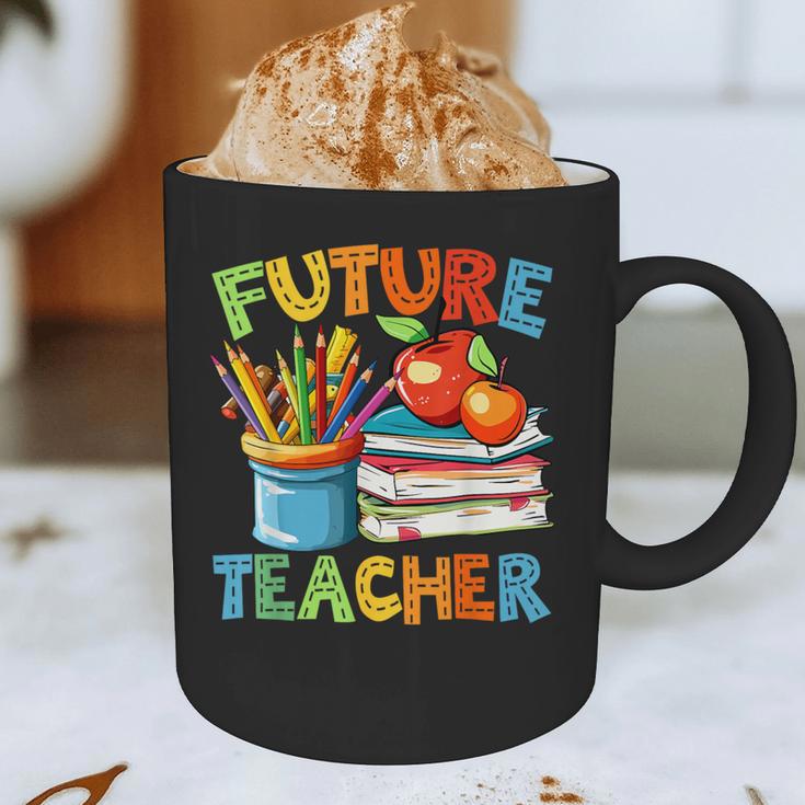 Future Teacher Costume For Kids Back To School Boy Girl Graphic Print Coffee Mug, novelty gifts, funny gifts