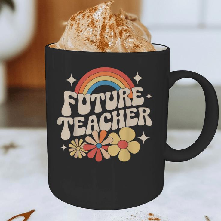 Future Teacher Kids Youth Girls Rainbow Pre-k Kindergarten Graphic Print Coffee Mug, novelty gifts, funny gifts Future Teacher Kids Youth Girls Rainbow Pre-k Kindergarten Graphic Print Coffee Mug, novelty gifts, funny gifts