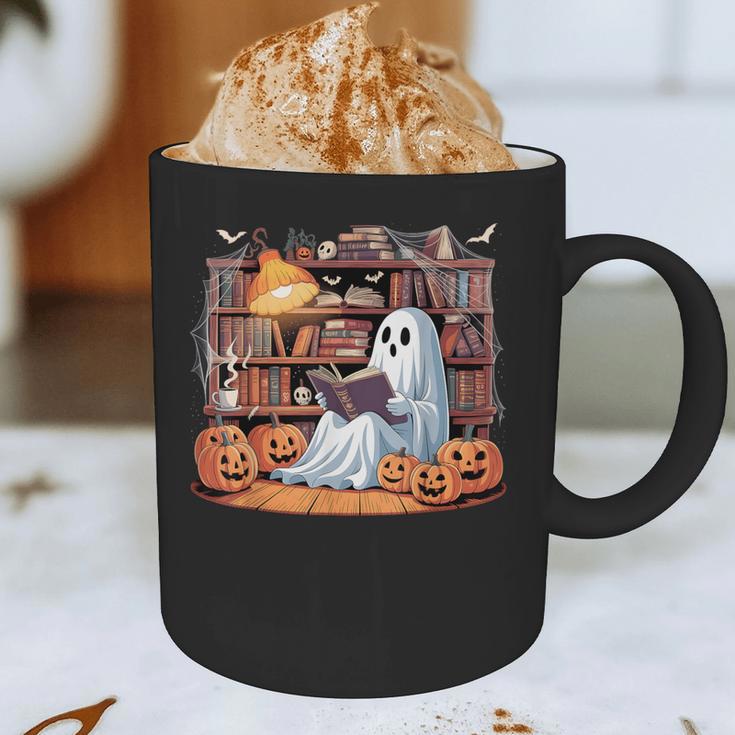 Ghost Book Reading Halloween Books Lover Teacher Graphic Print Coffee Mug, novelty gifts, funny gifts Ghost Book Reading Halloween Books Lover Teacher Graphic Print Coffee Mug, novelty gifts, funny gifts