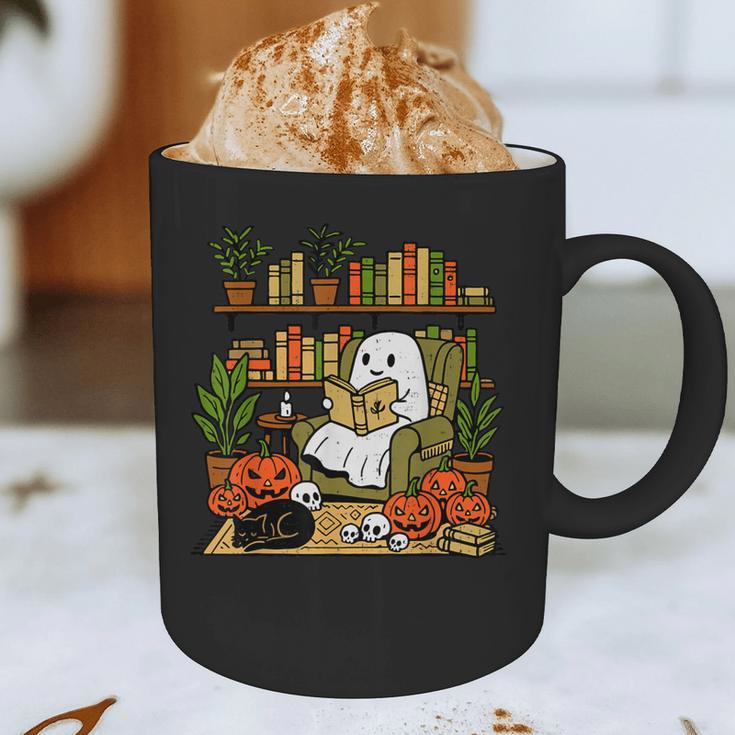 Ghost Library Reading Books Halloween Librarian Teacher Graphic Print Coffee Mug, novelty gifts, funny gifts Ghost Library Reading Books Halloween Librarian Teacher Graphic Print Coffee Mug, novelty gifts, funny gifts