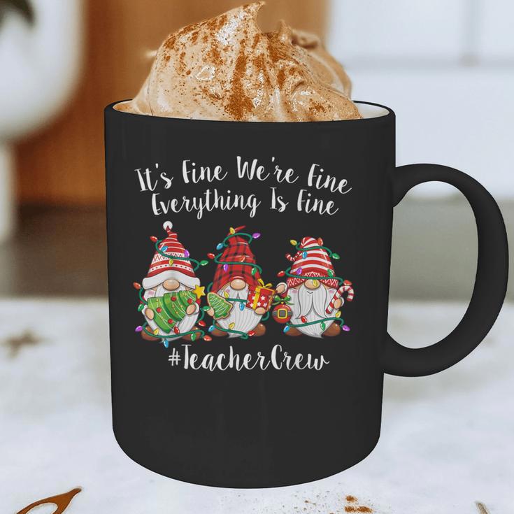Gnome It's Fine I'm Fine Everything Is Fine Teacher Xmas Graphic Print Coffee Mug, novelty gifts, funny gifts Gnome It's Fine I'm Fine Everything Is Fine Teacher Xmas Graphic Print Coffee Mug, novelty gifts, funny gifts