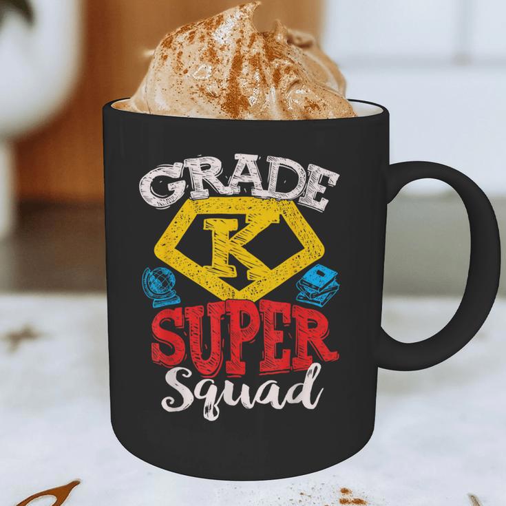 Grade K Super Squad Superhero Kindergarten Teacher Team Graphic Print Coffee Mug, novelty gifts, funny gifts Grade K Super Squad Superhero Kindergarten Teacher Team Graphic Print Coffee Mug, novelty gifts, funny gifts