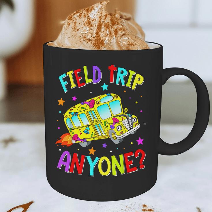 Groovy Field Trip Anyone Happy Field Day For Teachers Kids Graphic Print Coffee Mug, novelty gifts, funny gifts Groovy Field Trip Anyone Happy Field Day For Teachers Kids Graphic Print Coffee Mug, novelty gifts, funny gifts