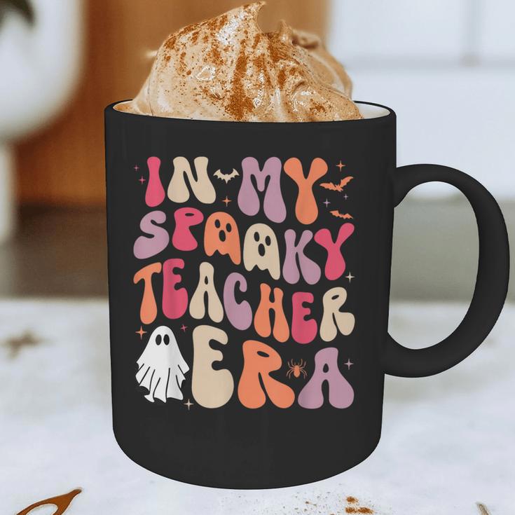 Groovy In My Spooky Teacher Era Halloween Party Boo Graphic Print Coffee Mug, novelty gifts, funny gifts Groovy In My Spooky Teacher Era Halloween Party Boo Graphic Print Coffee Mug, novelty gifts, funny gifts