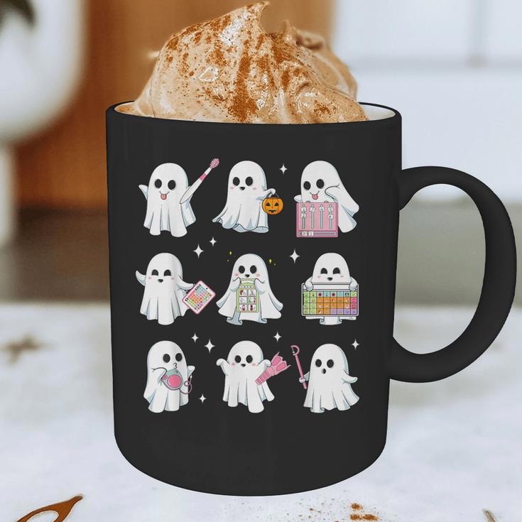 Halloween Ghost Speech Therapy SLP Fall Teacher Tee Graphic Print Coffee Mug, novelty gifts, funny gifts