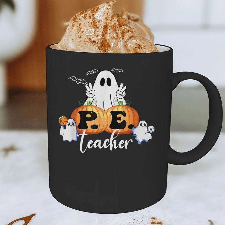 Halloween PE Teacher Ghosts Pumpkins Sports Lover Graphic Print Coffee Mug, novelty gifts, funny gifts Halloween PE Teacher Ghosts Pumpkins Sports Lover Graphic Print Coffee Mug, novelty gifts, funny gifts