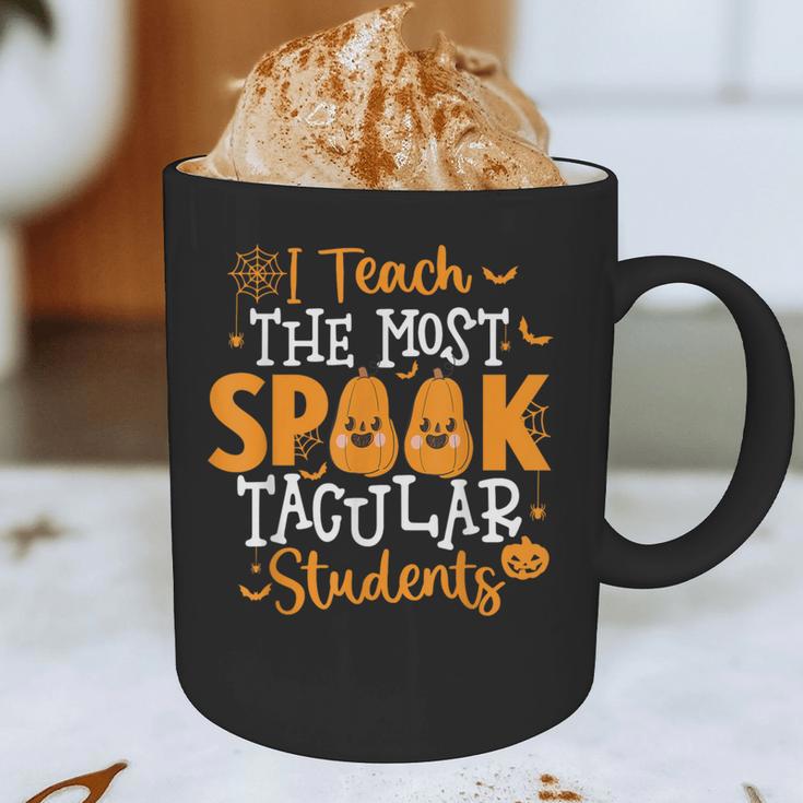Halloween Teacher I Teach The Most Spooktacular Students Men Women Graphic Print Coffee Mug, novelty gifts, funny gifts Halloween Teacher I Teach The Most Spooktacular Students Men Women Graphic Print Coffee Mug, novelty gifts, funny gifts