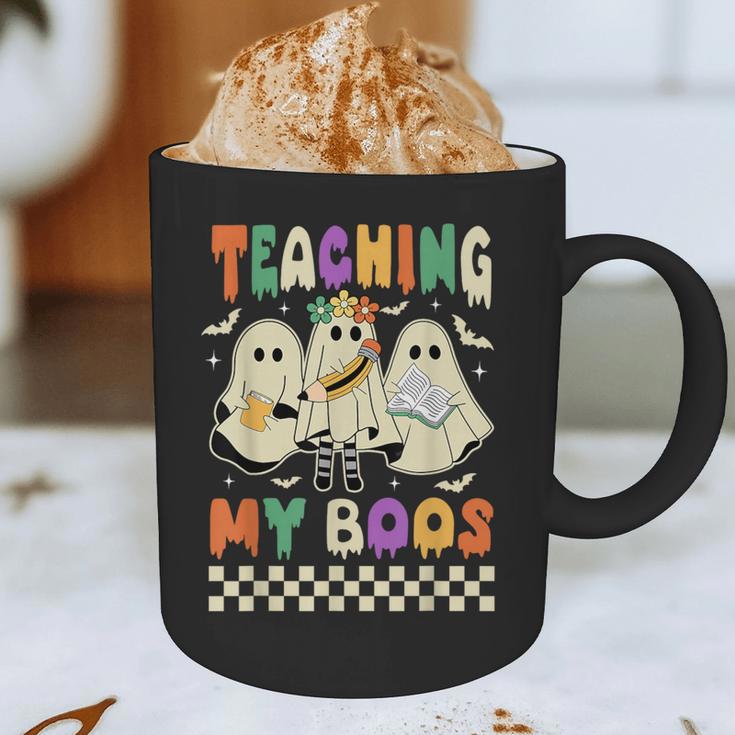 Halloween Teaching My Boos Cute Ghost Teacher Life Costume Graphic Print Coffee Mug, novelty gifts, funny gifts Halloween Teaching My Boos Cute Ghost Teacher Life Costume Graphic Print Coffee Mug, novelty gifts, funny gifts