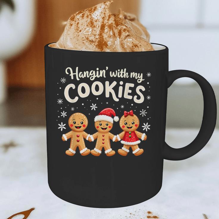 Hangin With My Cookies Gingerbread Christmas Teacher Graphic Print Coffee Mug, novelty gifts, funny gifts Hangin With My Cookies Gingerbread Christmas Teacher Graphic Print Coffee Mug, novelty gifts, funny gifts