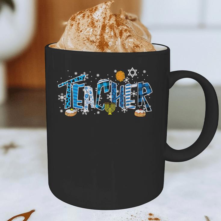 Hanukkah Leopard Plaid Teacher Chanukah Jewish Women Men Graphic Print Coffee Mug, novelty gifts, funny gifts Hanukkah Leopard Plaid Teacher Chanukah Jewish Women Men Graphic Print Coffee Mug, novelty gifts, funny gifts