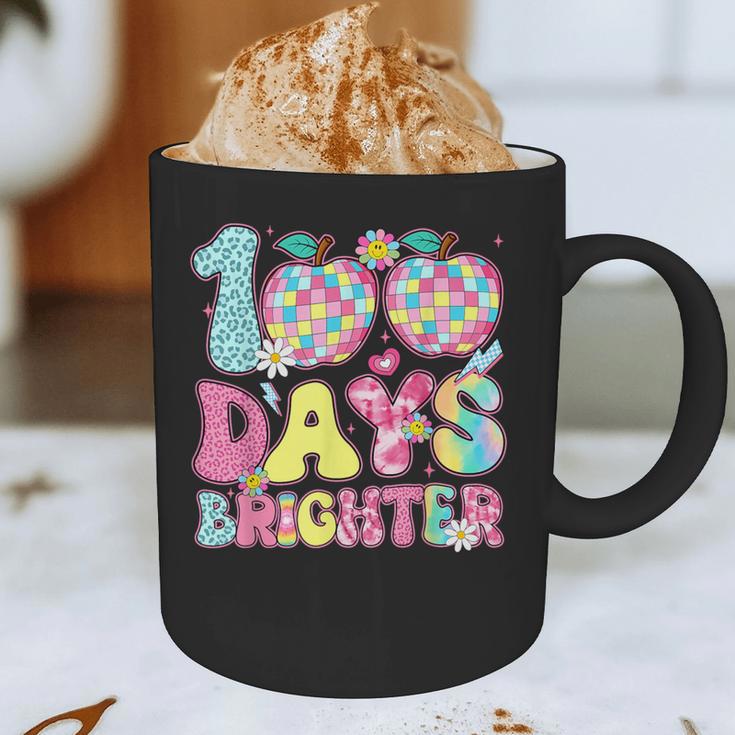 Happy 100th Day Of School 100 Days Brighter Teachers Kids Graphic Print Coffee Mug, novelty gifts, funny gifts Happy 100th Day Of School 100 Days Brighter Teachers Kids Graphic Print Coffee Mug, novelty gifts, funny gifts