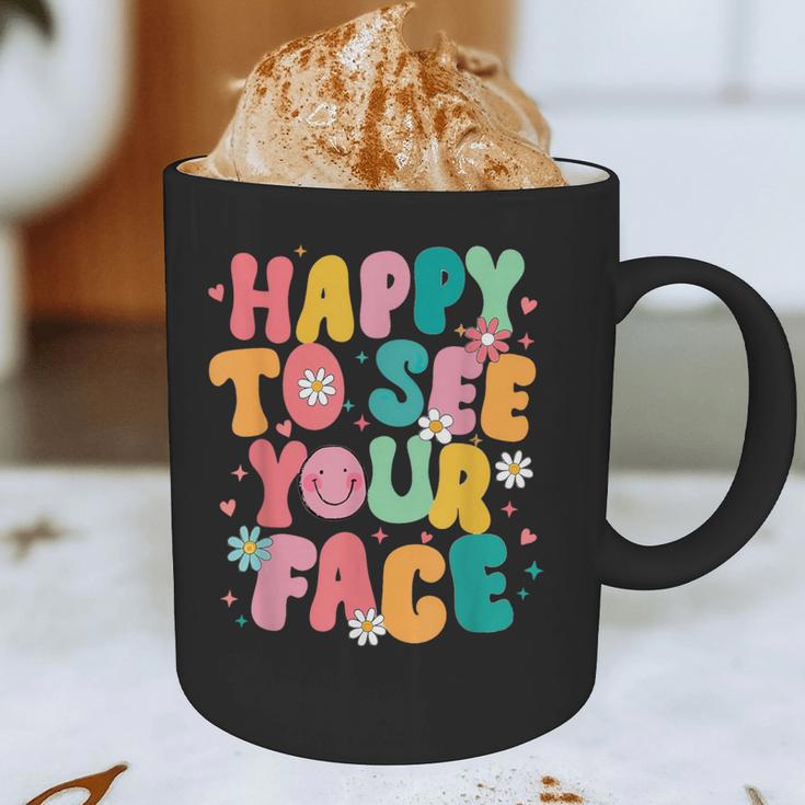 Happy To See Your Face Teacher Disco Ball Back To School Graphic Print Coffee Mug, novelty gifts, funny gifts Happy To See Your Face Teacher Disco Ball Back To School Graphic Print Coffee Mug, novelty gifts, funny gifts