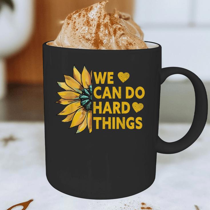 We Can Do Hard Things Kids Teacher Back To School Graphic Print Coffee Mug, novelty gifts, funny gifts