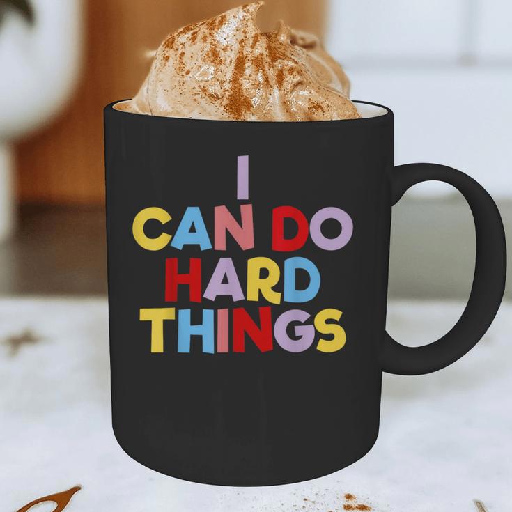 I Can Do Hard Things Teacher Inspiration Do Hard Things Graphic Print Coffee Mug, novelty gifts, funny gifts