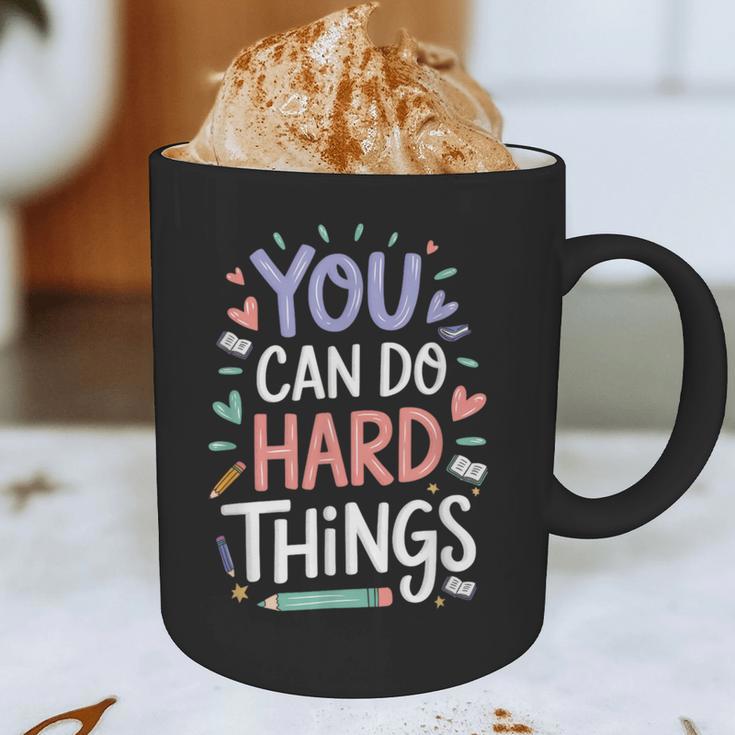 You Can Do Hard Things Test Day Teacher Kids Graphic Print Coffee Mug, novelty gifts, funny gifts You Can Do Hard Things Test Day Teacher Kids Graphic Print Coffee Mug, novelty gifts, funny gifts