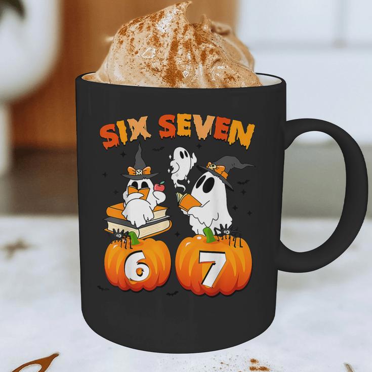 Haunted By 67 Boo Ghost Pumpkin Halloween Teacher Graphic Print Coffee Mug, novelty gifts, funny gifts Haunted By 67 Boo Ghost Pumpkin Halloween Teacher Graphic Print Coffee Mug, novelty gifts, funny gifts