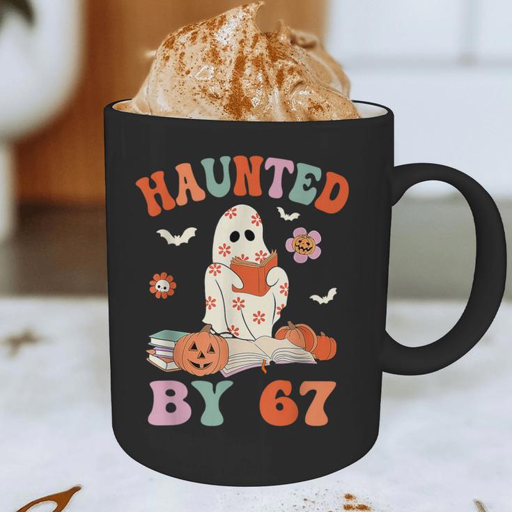 Haunted By 67 Boo Ghost Teacher 6 7 Halloween Costume Graphic Print Coffee Mug, novelty gifts, funny gifts Haunted By 67 Boo Ghost Teacher 6 7 Halloween Costume Graphic Print Coffee Mug, novelty gifts, funny gifts