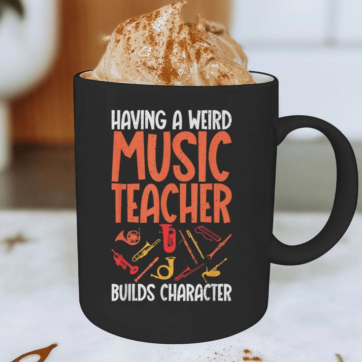Having a Weird Music Teacher Builds Character Music Teacher Graphic Print Coffee Mug, novelty gifts, funny gifts Having a Weird Music Teacher Builds Character Music Teacher Graphic Print Coffee Mug, novelty gifts, funny gifts