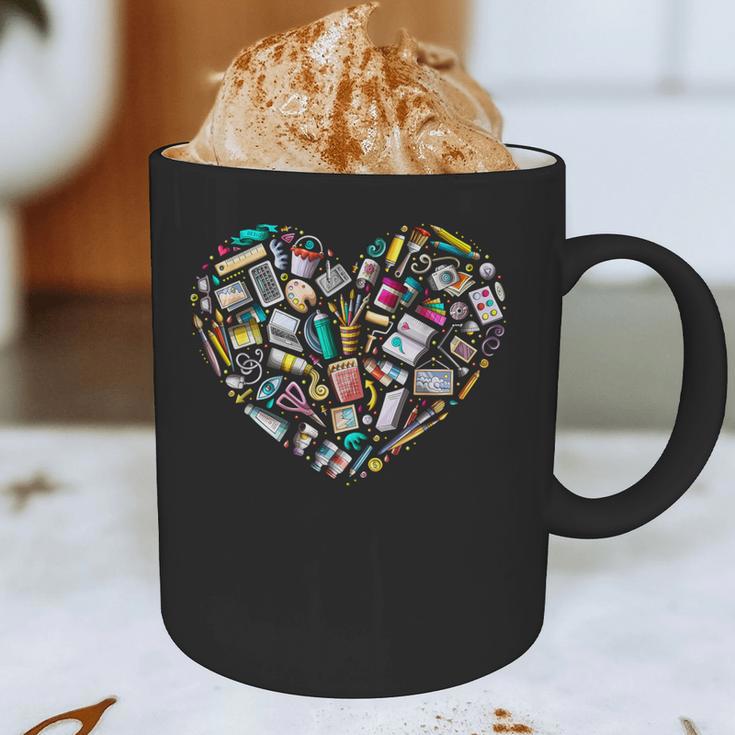 Heart Shape Art Teacher And Painting Sketching Artist Graphic Print Coffee Mug, novelty gifts, funny gifts Heart Shape Art Teacher And Painting Sketching Artist Graphic Print Coffee Mug, novelty gifts, funny gifts