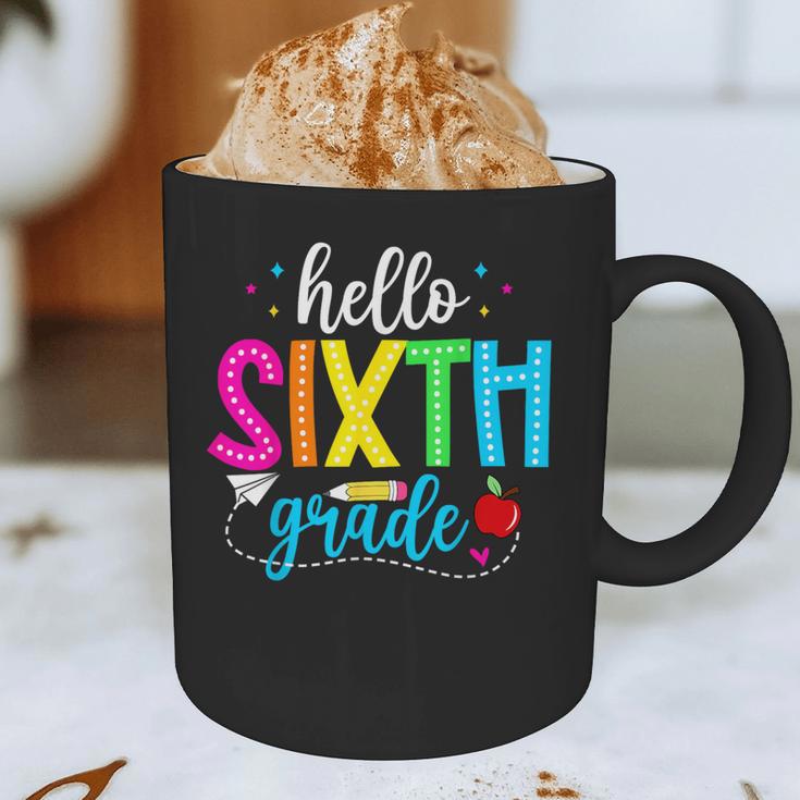 Hello Sixth Grade Cute Back To School 6th Grade Teacher Kids Graphic Print Coffee Mug, novelty gifts, funny gifts Hello Sixth Grade Cute Back To School 6th Grade Teacher Kids Graphic Print Coffee Mug, novelty gifts, funny gifts