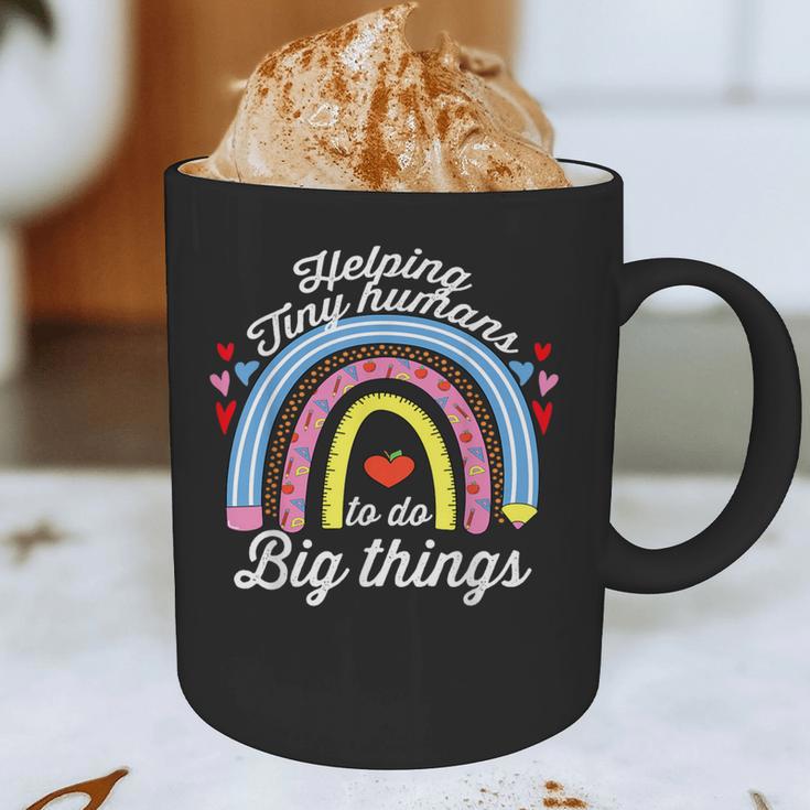 Helping Tiny Humans To Do Big Things Teacher Women Graphic Print Coffee Mug, novelty gifts, funny gifts Helping Tiny Humans To Do Big Things Teacher Women Graphic Print Coffee Mug, novelty gifts, funny gifts