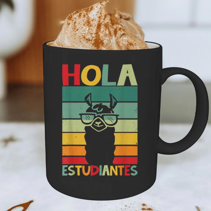Hola Estudiantes Spanish Teacher Back To School 2025 Graphic Print Coffee Mug, novelty gifts, funny gifts Hola Estudiantes Spanish Teacher Back To School 2025 Graphic Print Coffee Mug, novelty gifts, funny gifts