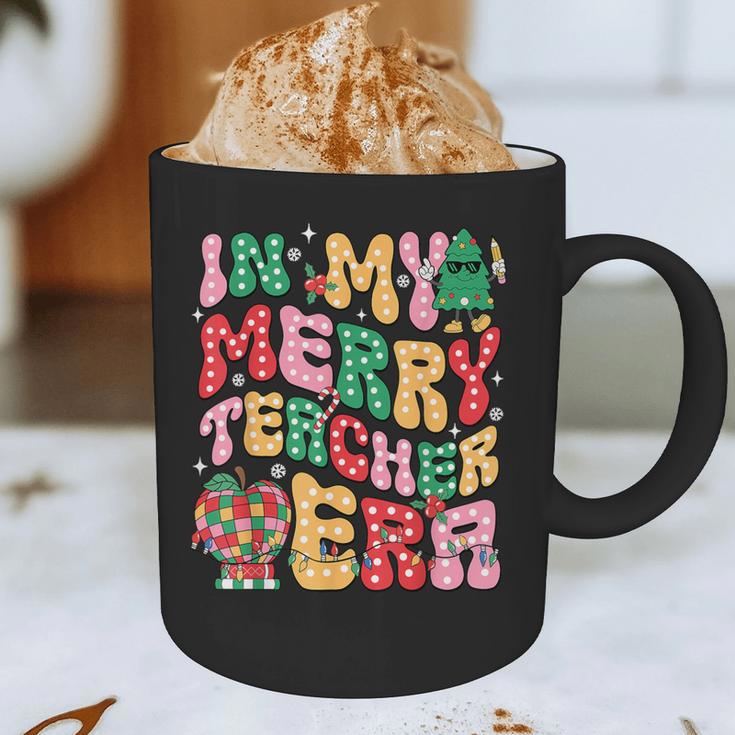 In My Holly Xmas Jolly Teacher Era Teacher Vibes Christmas Graphic Print Coffee Mug, novelty gifts, funny gifts In My Holly Xmas Jolly Teacher Era Teacher Vibes Christmas Graphic Print Coffee Mug, novelty gifts, funny gifts