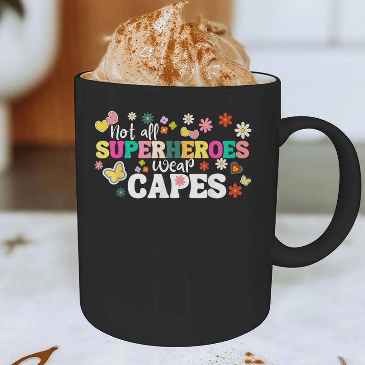 Hot All Superheroes Wear Capes Cute Teacher End Of School Graphic Print Coffee Mug, novelty gifts, funny gifts Hot All Superheroes Wear Capes Cute Teacher End Of School Graphic Print Coffee Mug, novelty gifts, funny gifts