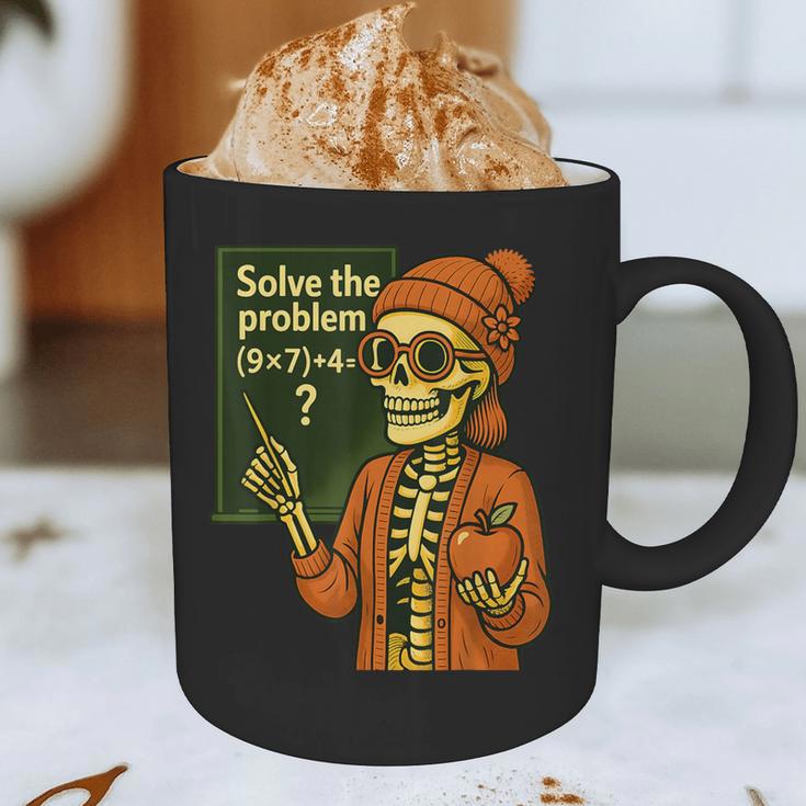 HUGvyn Halloween Skeleton Six Seven 67 Meme PEMDAS Teacher Graphic Print Coffee Mug, novelty gifts, funny gifts HUGvyn Halloween Skeleton Six Seven 67 Meme PEMDAS Teacher Graphic Print Coffee Mug, novelty gifts, funny gifts
