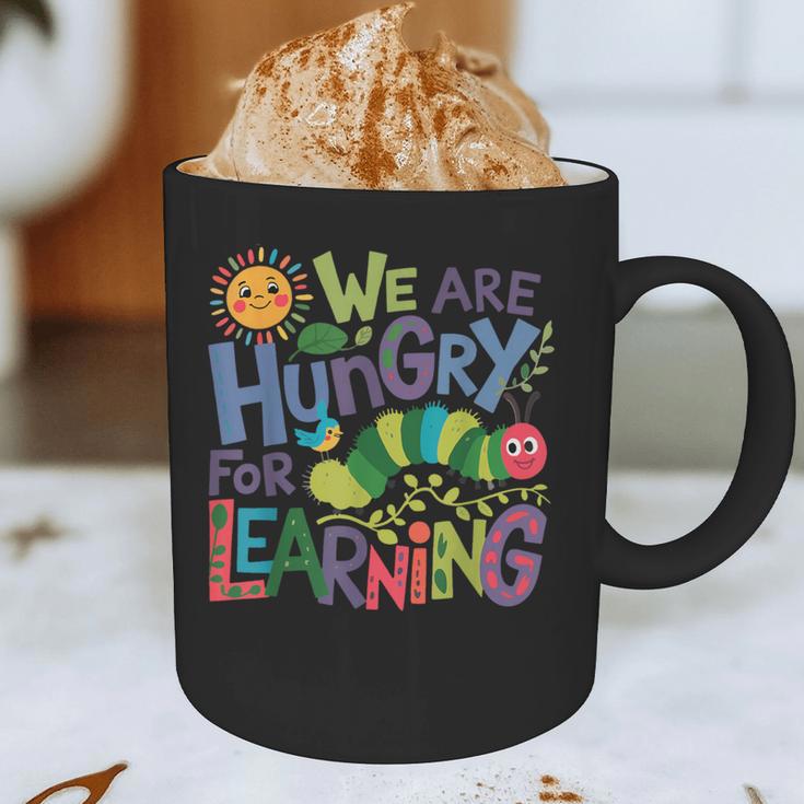 We Are Hungry For Learning Teacher Life Back To School Graphic Print Coffee Mug, novelty gifts, funny gifts We Are Hungry For Learning Teacher Life Back To School Graphic Print Coffee Mug, novelty gifts, funny gifts