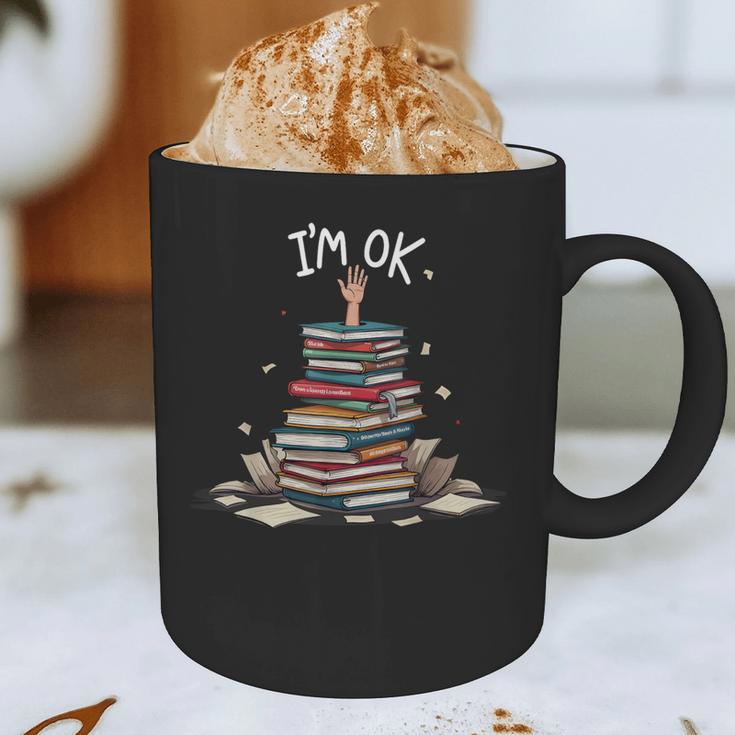 I'm Ok Read Book Reading Nerd Librarian Teacher School Graphic Print Coffee Mug, novelty gifts, funny gifts I'm Ok Read Book Reading Nerd Librarian Teacher School Graphic Print Coffee Mug, novelty gifts, funny gifts